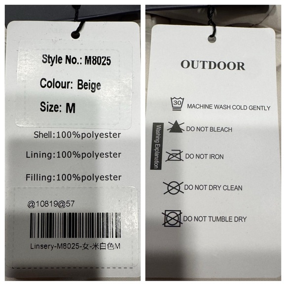 NWT MOERDENG Women's Long Puffer Vest Down Alternative Outerwear Hooded Sz: M - Picture 14 of 15